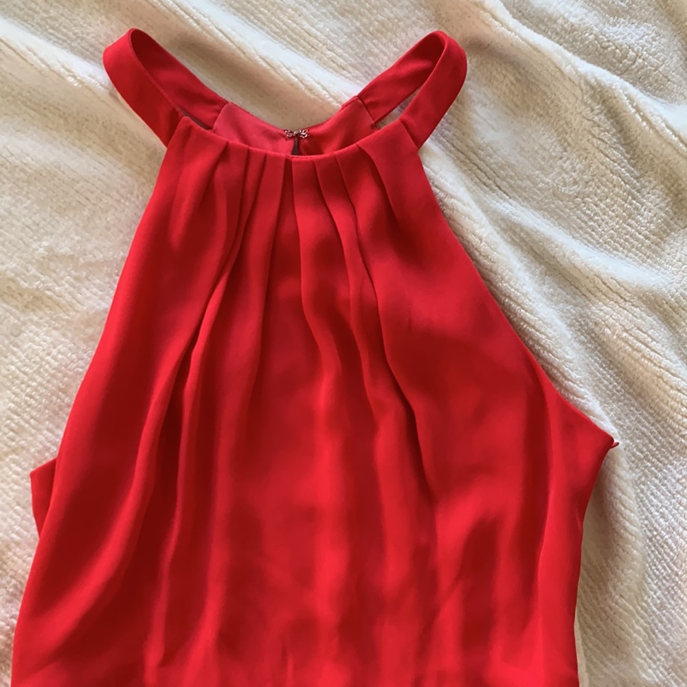 Red Mini Dress - Picture 2 of 4